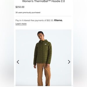 North face Thermoball 2.0